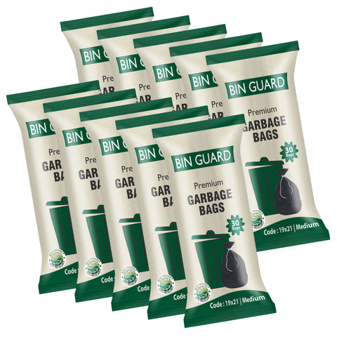 Bin Guard Premium Garbage Bags – Pack of 30