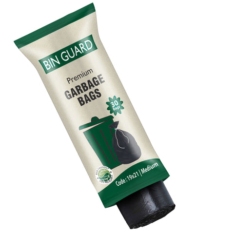 Bin Guard Premium Garbage Bags – Pack of 30