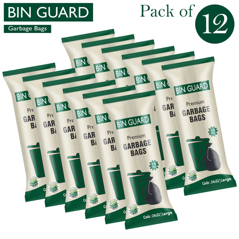 Bin Guard Premium Garbage Bags– Pack of 10
