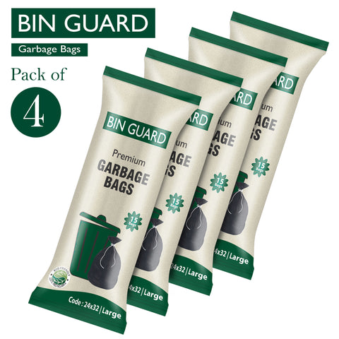 Bin Guard Premium Garbage Bags– Pack of 10