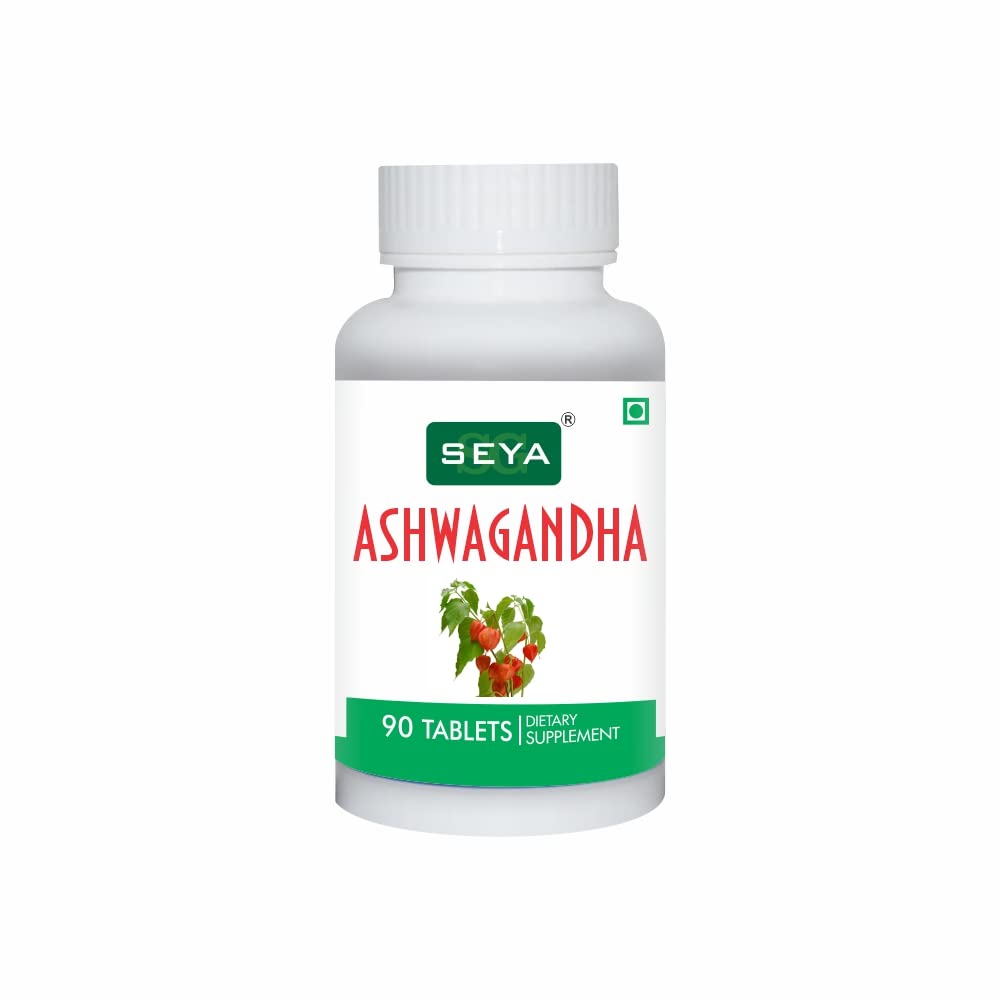 SEYA Ashwagandha Tablet, 90 Count (Pack of 1) / Dietary Supplements/For Men and Women/Pure & Natural