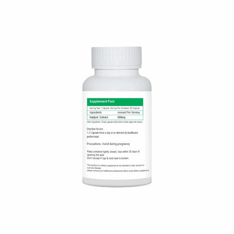 SEYA Hadjod Capsule, 60 Cap (Pack of 1) / Bone and Joint Wellness, For Dental Health, Non GMO