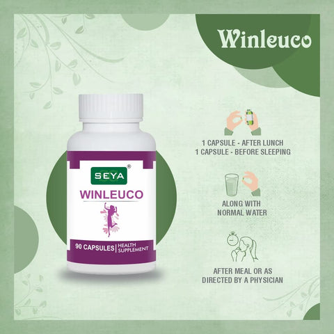 SEYA Winleuco Capsules, 100g (Pack of 1) / Health Supplements / Pure and Natural