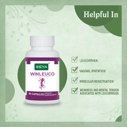 SEYA Winleuco Capsules, 100g (Pack of 1) / Health Supplements / Pure and Natural