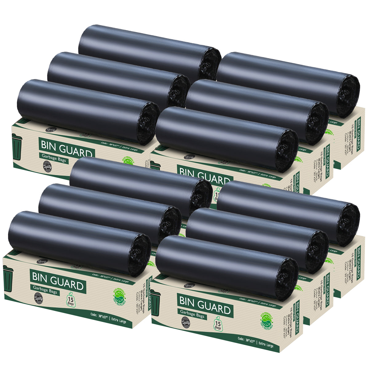 Bin Guard Garbage Bags – Pack of 10