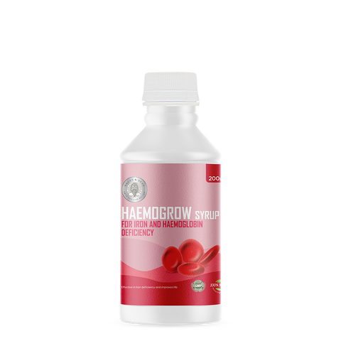 Sages & Seas Haemogrow syrup with unique formulation based on louh bhasam. Helps to strengthening the immune system