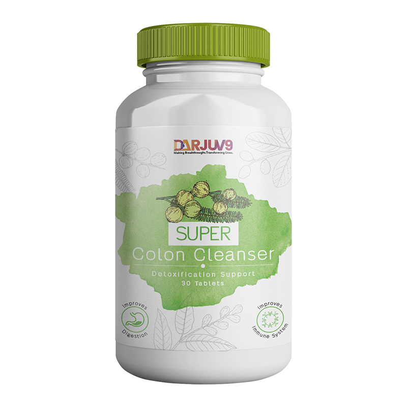 Darjuv9 Super Colon cleanser 30 tablets, Ayurvedic medicine that cons
